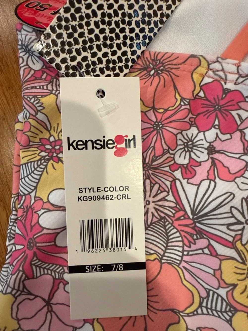 Kenzie girl kids floral swimsuit